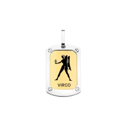 BALCANO - Virgo / Horoscope Pendant, 18K Gold Plated - Virgo