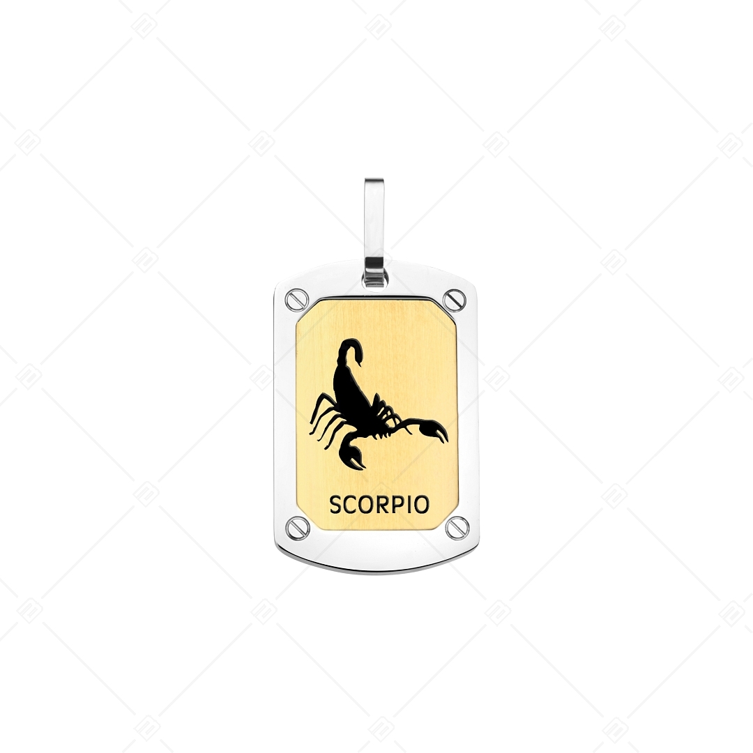 BALCANO - Scorpio / Pendentif horoscope, plaqué or 18K - Scorpion (242248BC88)