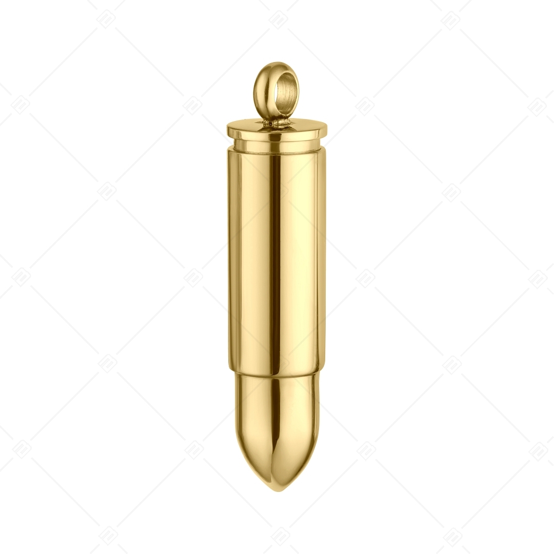 BALCANO - Bullet / Pistolenkugel, Patrone Anhänger mit 18K Vergoldung (242258BC88)