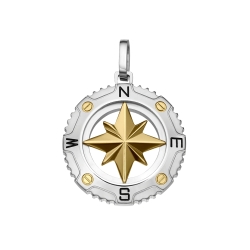 BALCANO - Seaman / Compass Pendant High Polished and 18K Gold Plated