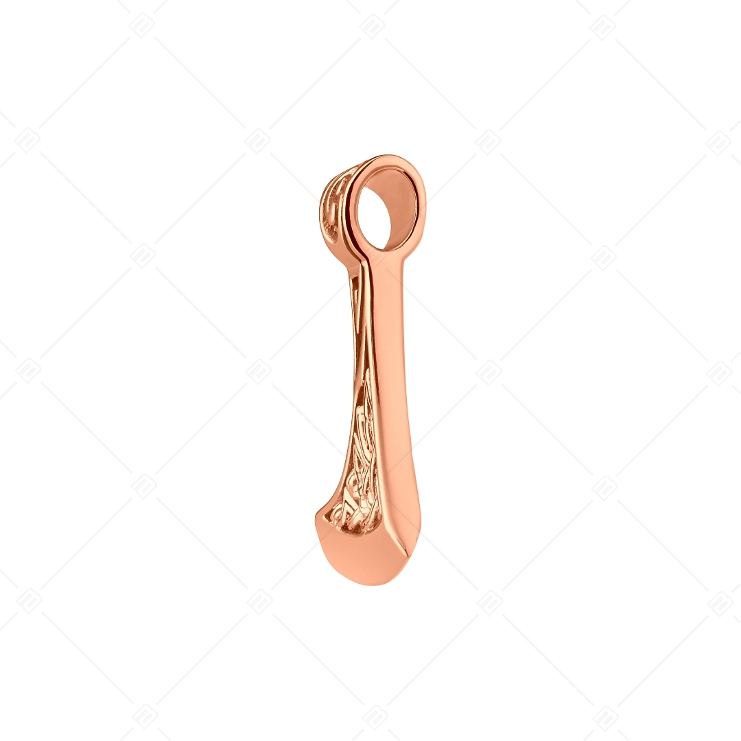 BALCANO - Ax / Stainless Steel Celtic Pattern Ax Pendant 18K Rose Gold Plated (242263BC96)