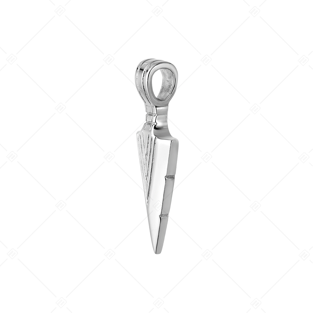 BALCANO - Arrow / Stainless Steel Arrowhead Pendant With High Polish (242267BC97)