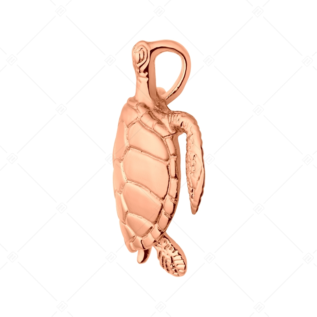 BALCANO - Turtle / Stainless Steel Turtle Pendant, 18K Rose Gold Plated (242268BC96)
