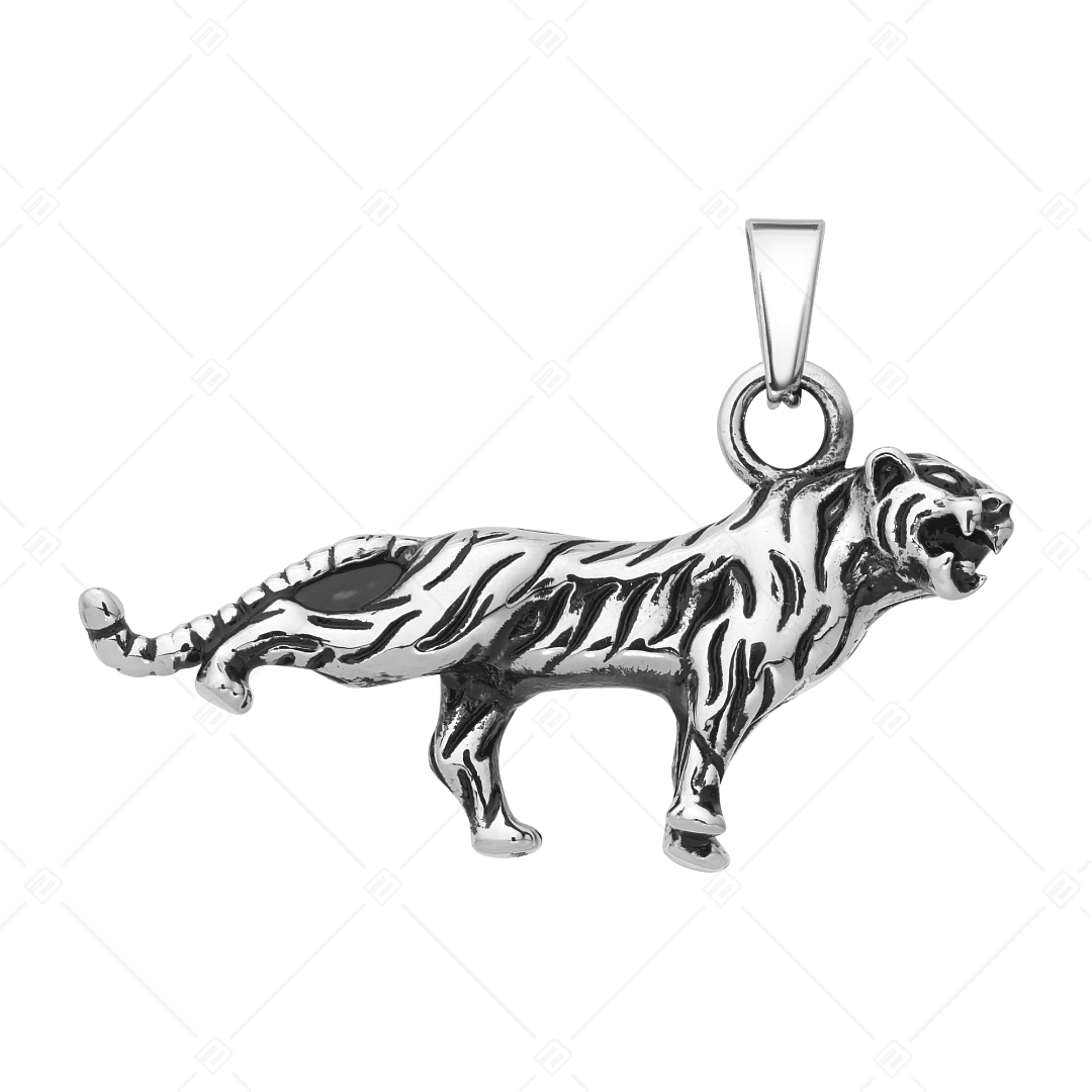 BALCANO - Tiger / Stainless Steel Tiger Pendant, High Polished (242275BC97)