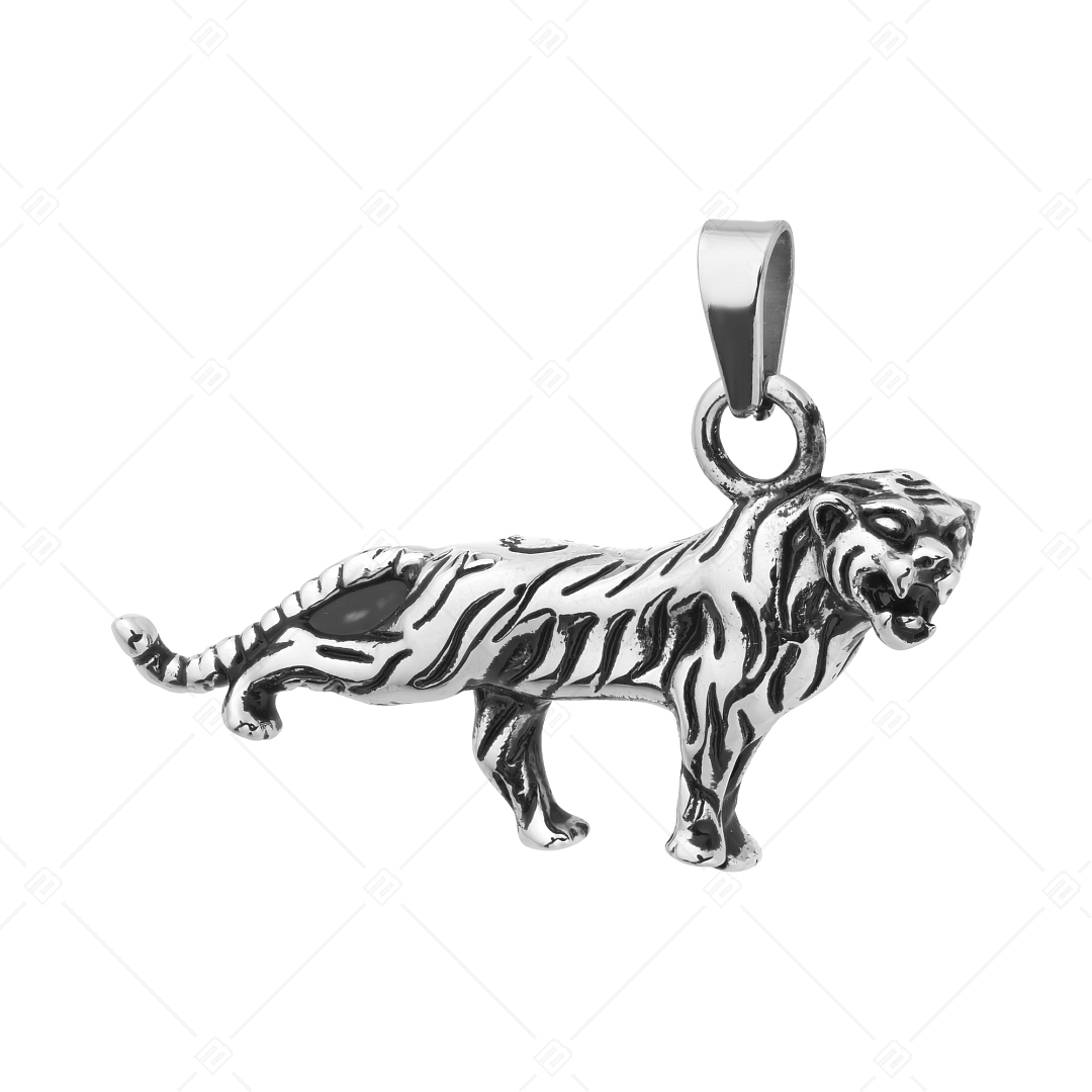 BALCANO - Tiger / Pendentif tigre en acier inoxydable, avec hautement polie (242275BC97)