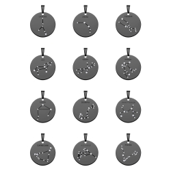 BALCANO - Zodiac / Sternzeichen Anhänger mit Zirkonia Edelsteinen - Paket der 12 Sternzeichen