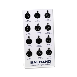 BALCANO - Zodiac / Sternzeichen Anhänger mit Zirkonia Edelsteinen - Paket der 12 Sternzeichen