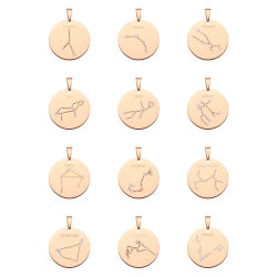 BALCANO - Zodiac / Sternzeichen Anhänger mit Zirkonia Edelsteinen - Paket der 12 Sternzeichen