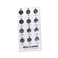 BALCANO - Zodiac / Sternzeichen Anhänger mit Zirkonia Edelsteinen - Paket der 12 Sternzeichen