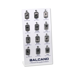 BALCANO - Zodiac Anhänger - Paket der 12 Sternzeichen