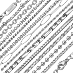 BALCANO - Edelstahl-Halsketten und Armbänder – Vorteilspaket zum Sonderpreis