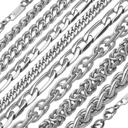 BALCANO - Colliers et bracelets en acier inoxydable – Offre groupée à prix réduit