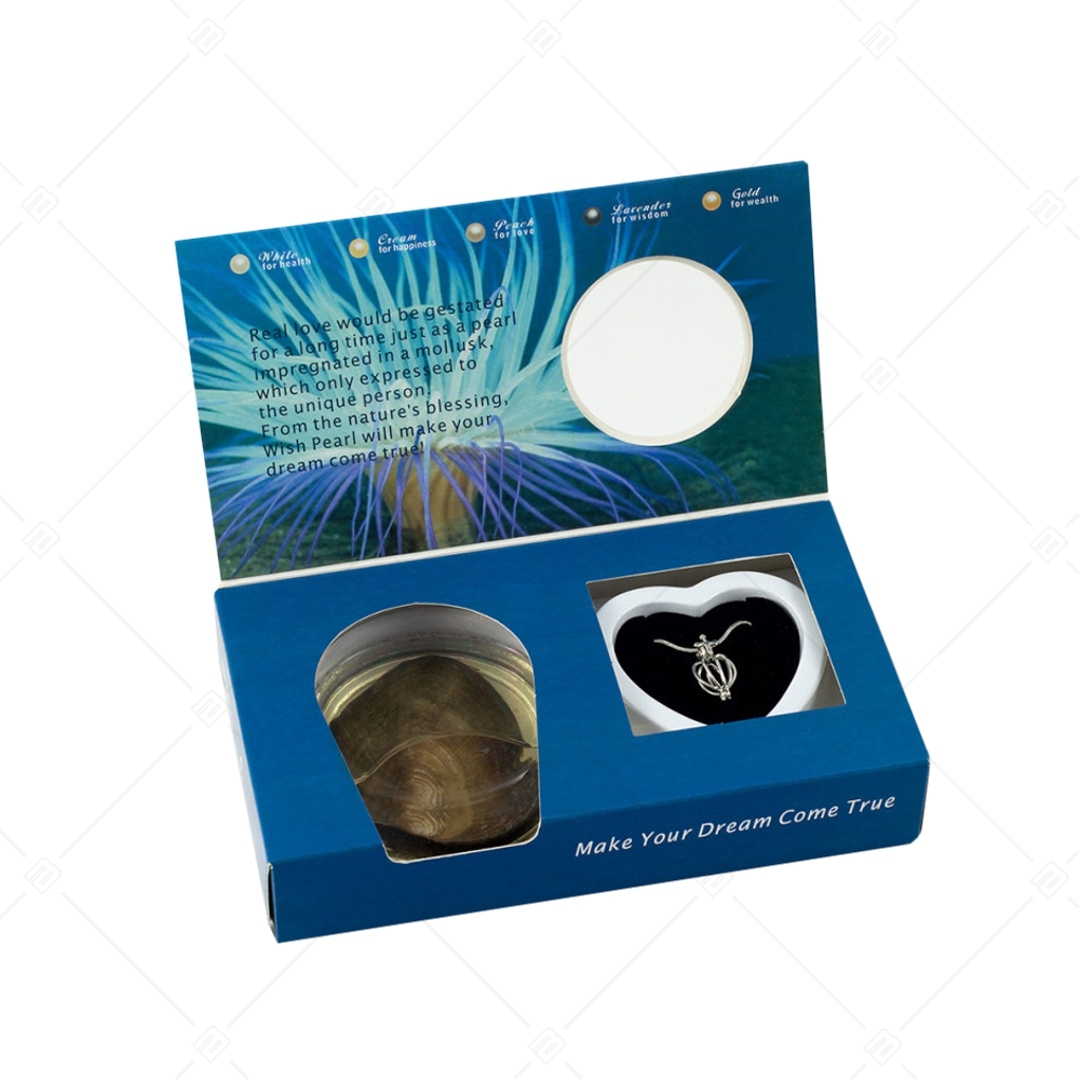 Wunschperlen-Anhänger mit Halskette in Geschenkbox (308001PL99)