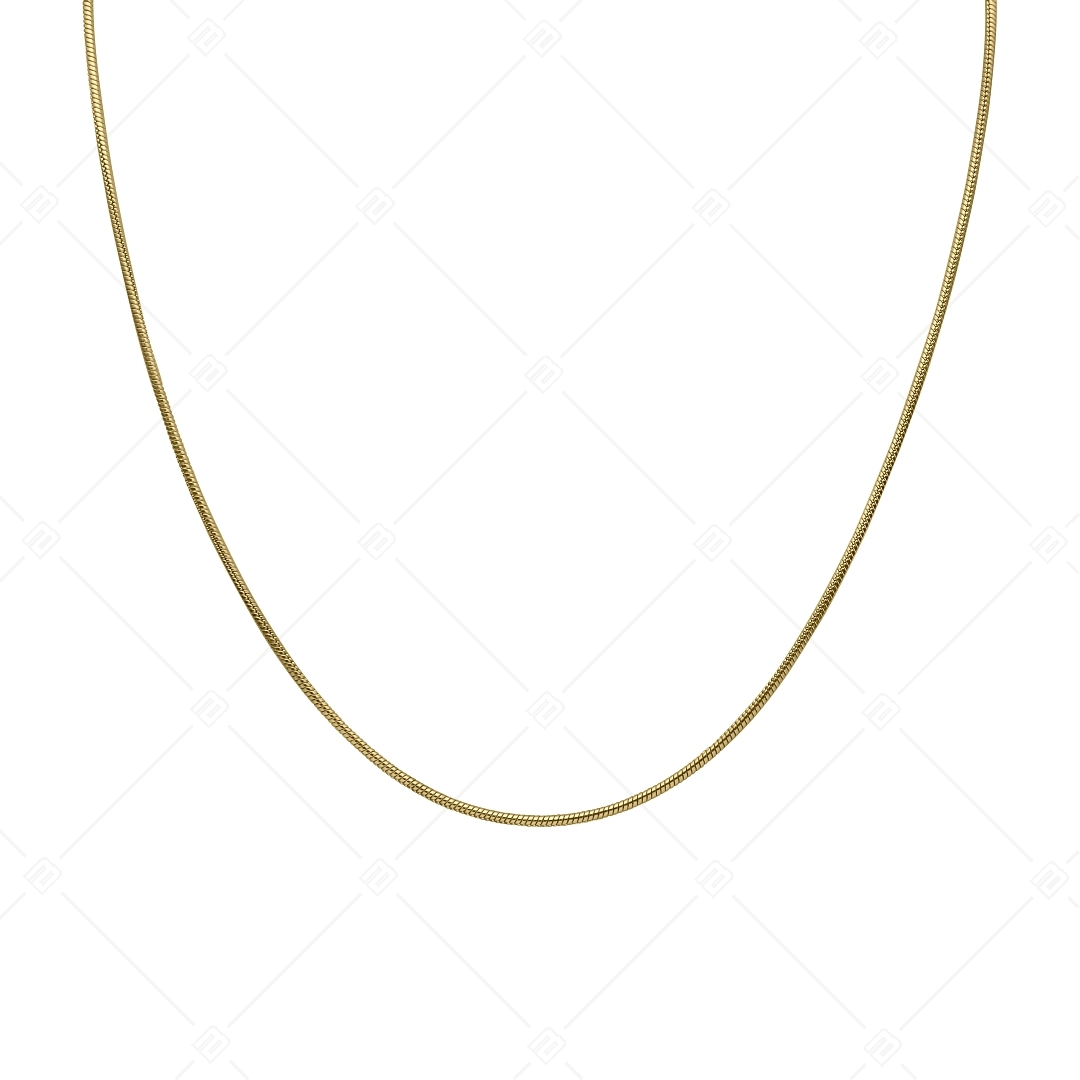 BALCANO - Snake / Stainless Steel Snake Chain, 18K Gold Plated - 1,5 mm (341212BC88)