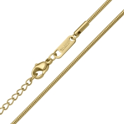 BALCANO - Snake / Stainless Steel Snake Chain, 18K Gold Plated - 1,5 mm