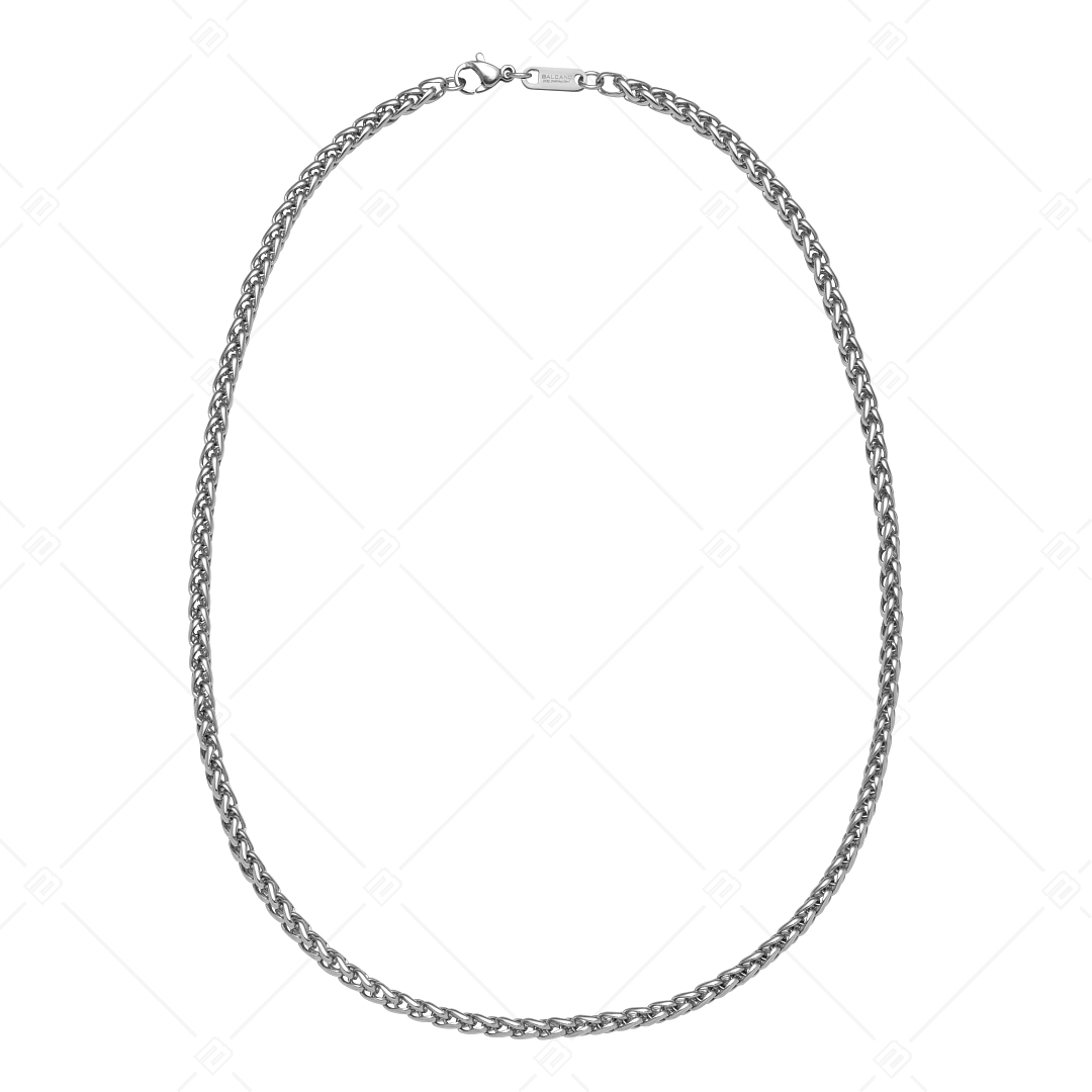 BALCANO - Braided / Stainless Steel Braided Chain, High Polished - 4 mm (341216BC97)