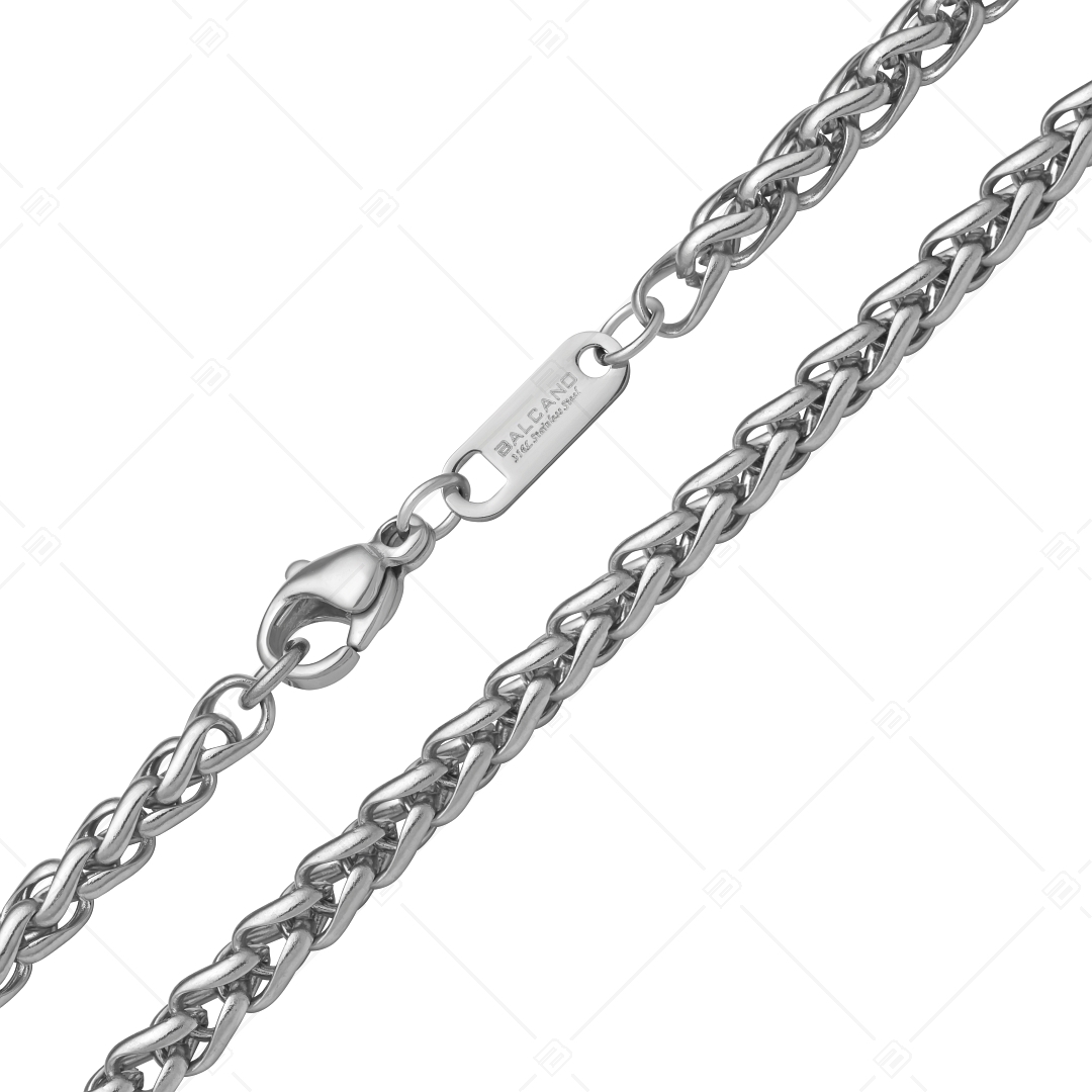 BALCANO - Braided Chain, high polished - 4 mm (341216BC97)