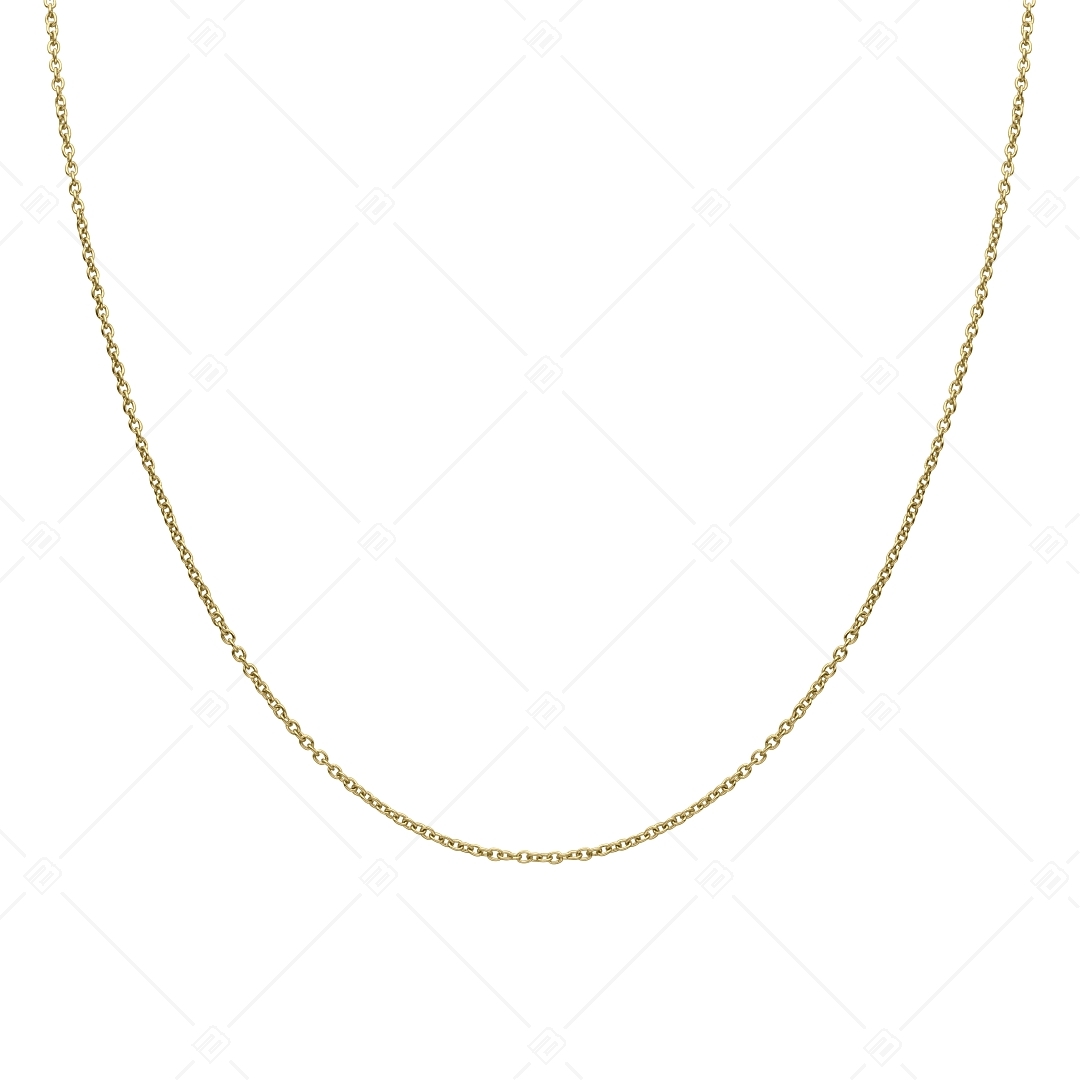 BALCANO - Cable Chain / Stainless Steel Cable Chain, 18K Gold Plated - 1,5 mm (341232BC88)