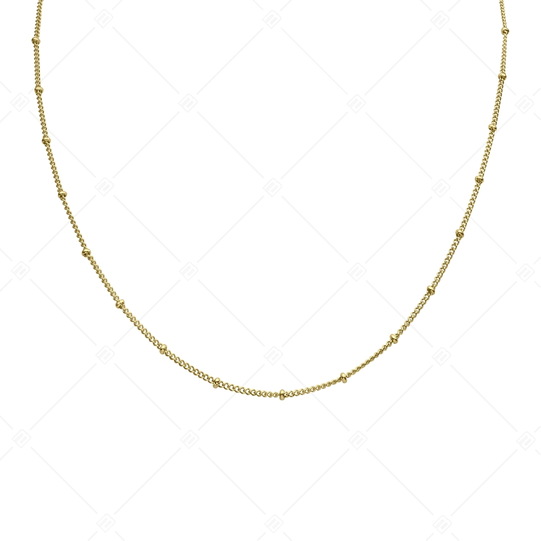 BALCANO - Saturn / Stainless Steel Saturn Chain, 18K Gold Plated - 1,5 mm (341262BC88)