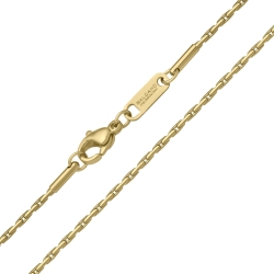 BALCANO - Cobra chain, 18K gold plated - 1,2 mm