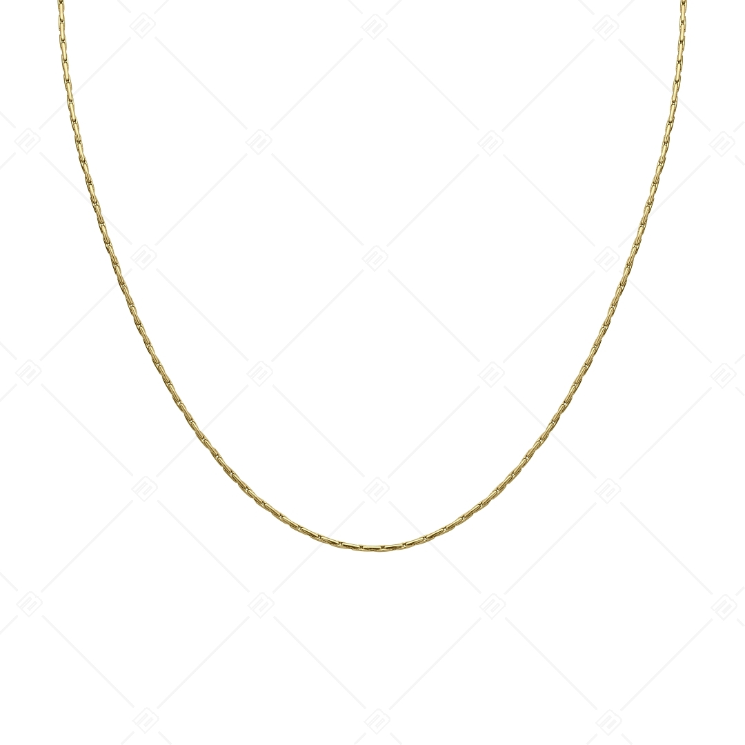 BALCANO - Cobra chain, 18K gold plated - 1,2 mm (341271BC88)