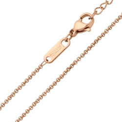 BALCANO - Belcher / Belcher-Halskette mit 18K rosévergoldet - 1,5 mm