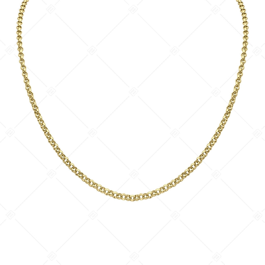 BALCANO - Belcher / Belcher-Halskette mit 18K vergoldet - 3 mm (341305BC88)