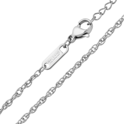 BALCANO - Prince of Wales / Edelstahl Prince of Wales Kette mit Hochglanzpolierung - 2 mm