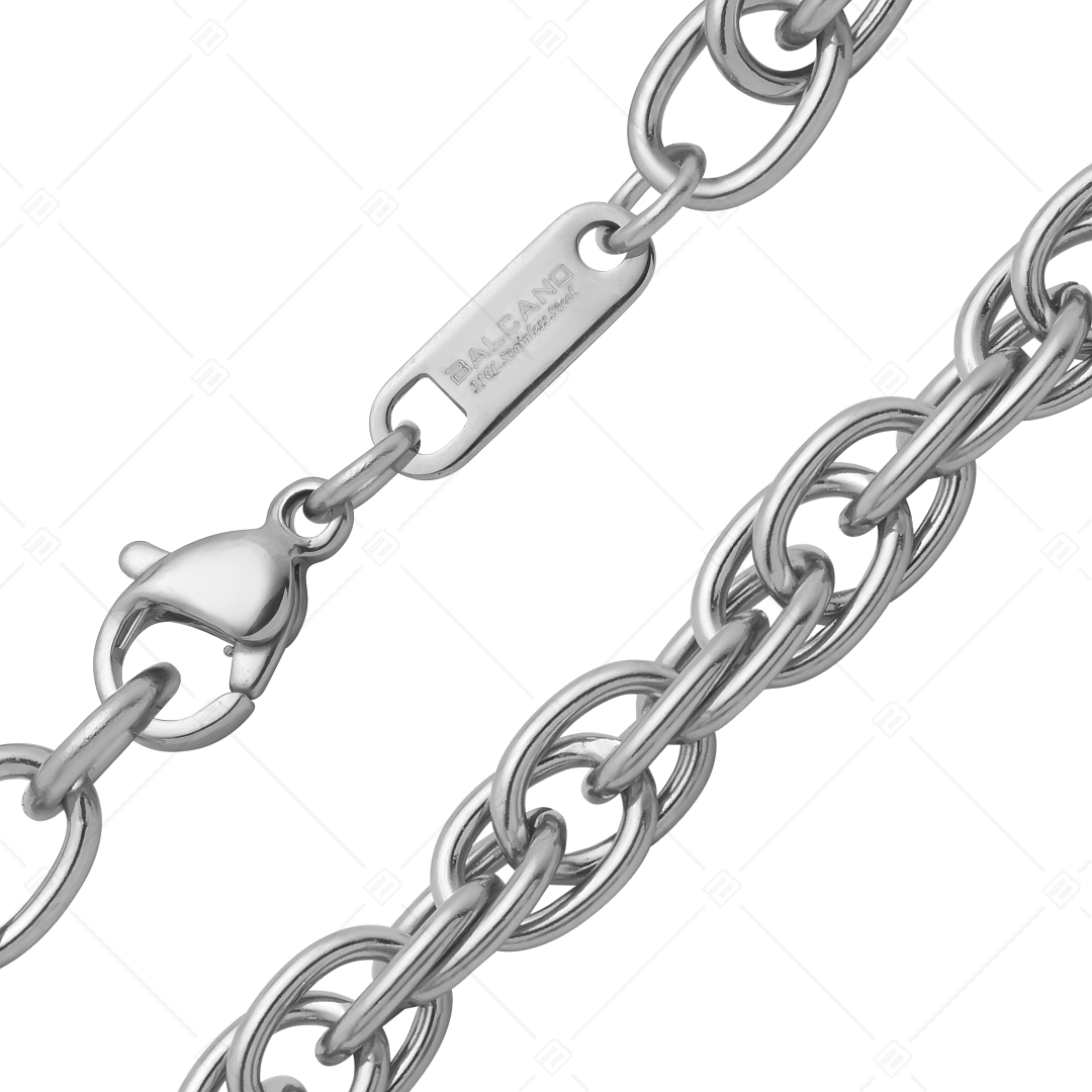 BALCANO - Prince of Wales / Stainless Steel Prince of Wales Chain, High Polished - 6 mm (341358BC97)