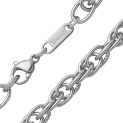 BALCANO - Prince of Wales / Stainless Steel Prince of Wales Chain, High Polished - 6 mm