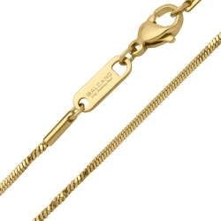 BALCANO - Fancy / Stainless Steel Fancy Chain, 18K Gold Plated - 1,1 mm