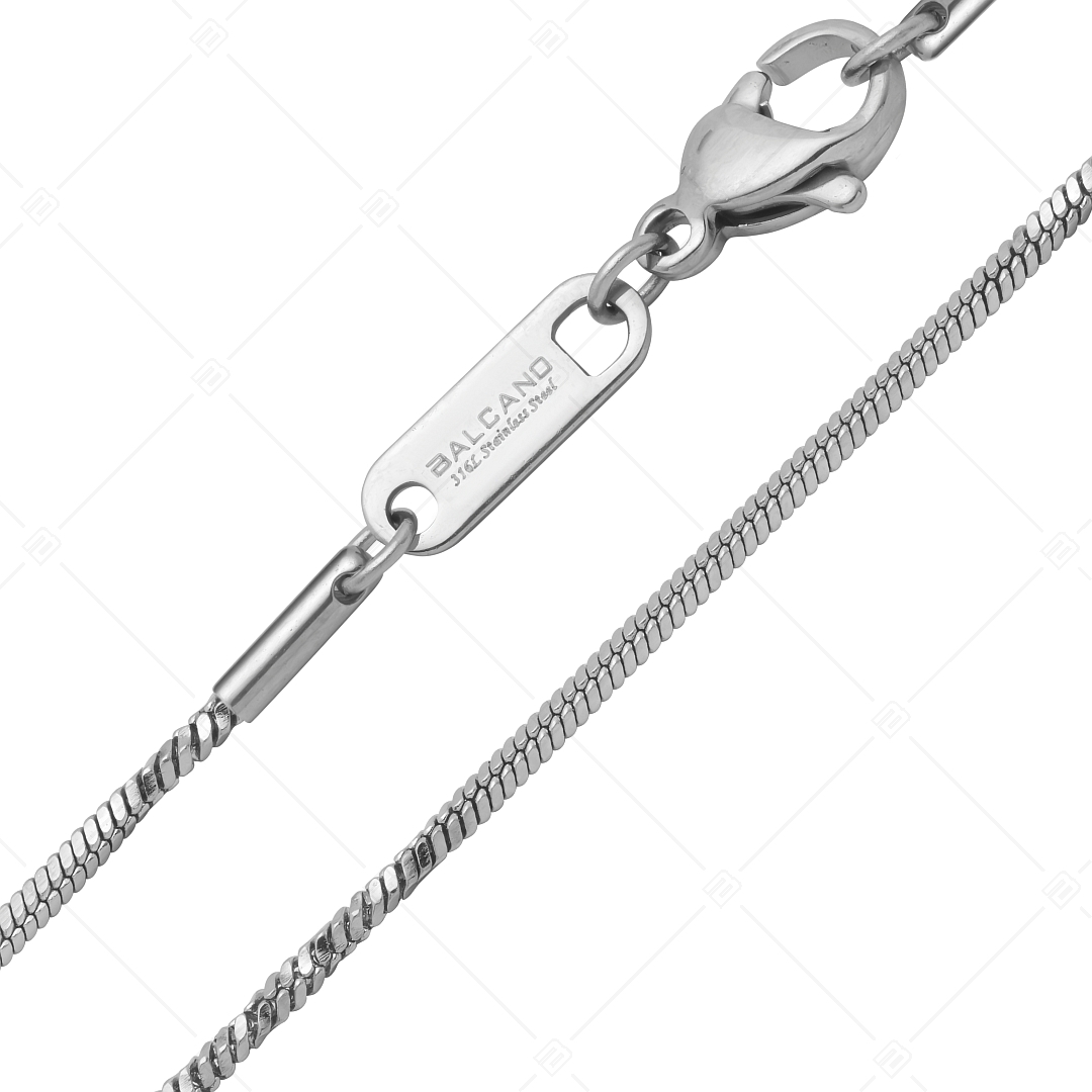 BALCANO - Fancy / Stainless Steel Fancy Chain, High Polished - 1,1 mm (341370BC97)