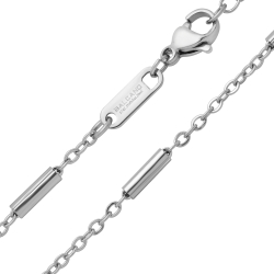 BALCANO - Bar&Link Chain / Stangen-Halskette mit hochglanzpolitur