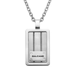 BALCANO - Filo / Stainless Steel Cable Chain With Unique steel Anchor pendant