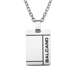 BALCANO - Ambassador / Stainless Steel Cable Chain With Elegant Pendant