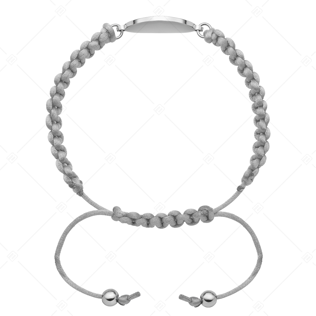 BALCANO - Friendship bracelet / Round engravable head with high polished (441050HM97)