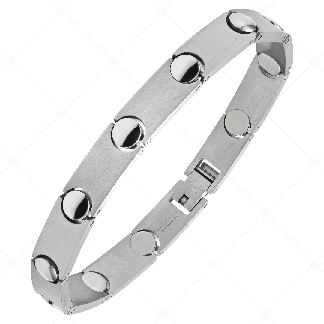 BALCANO - Cosmo / Stainless Steel Bangle Bracelet With Matt And High Polish (441183BC97)