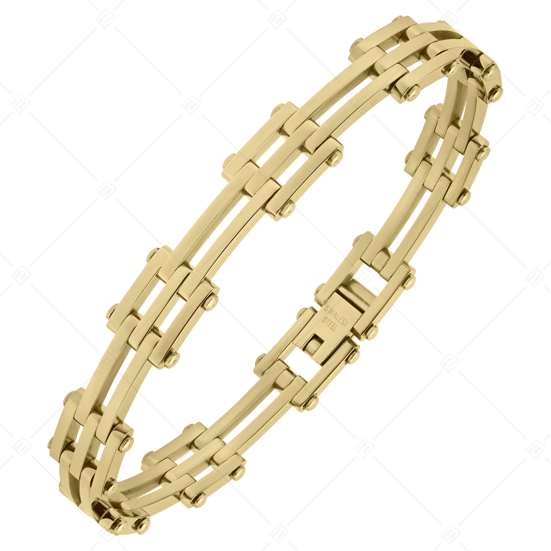 BALCANO - Royal / Bracelet en acier inoxydable plaqué or 18K (441184BC88)