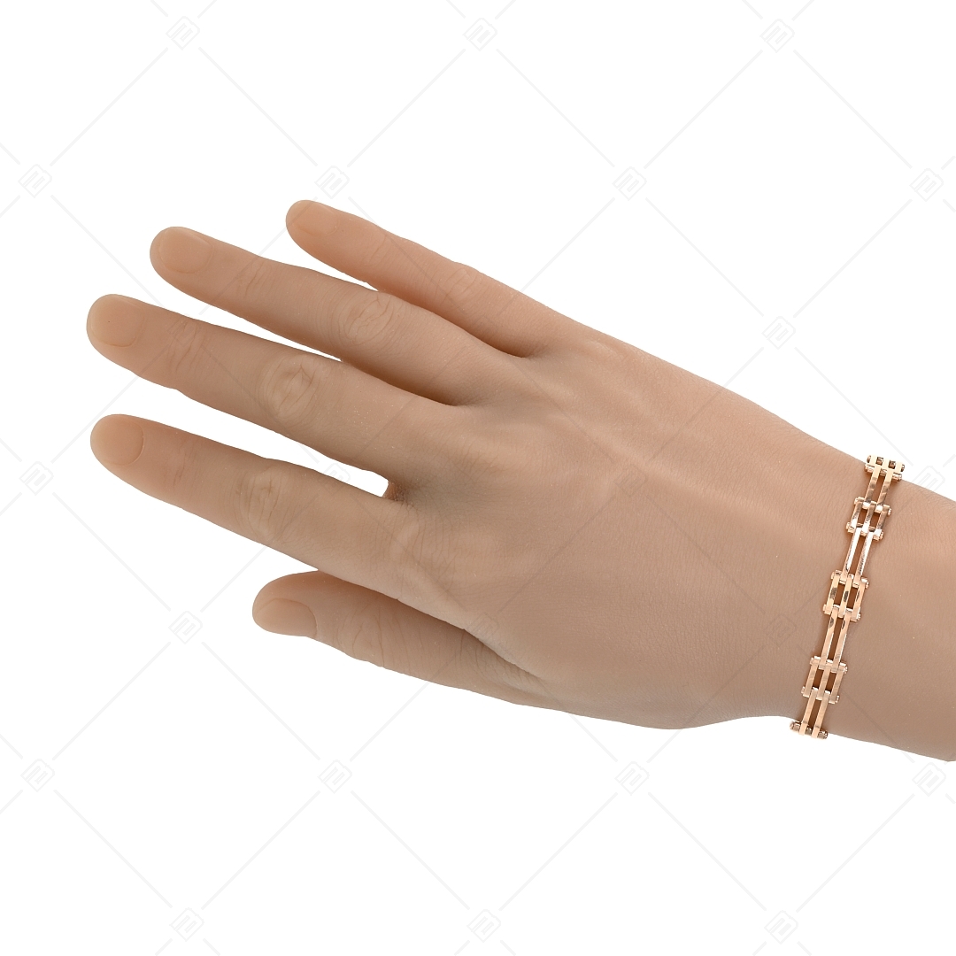 BALCANO - Royal / Edelstahl Armband 18K rosévergoldet (441184BC96)