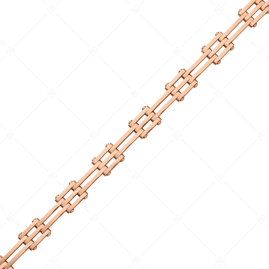 BALCANO - Royal / Edelstahl Armband 18K rosévergoldet (441184BC96)