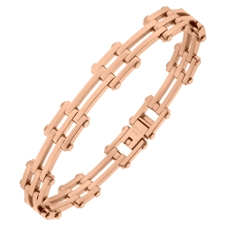 BALCANO - Royal / Edelstahl Armband 18K rosévergoldet