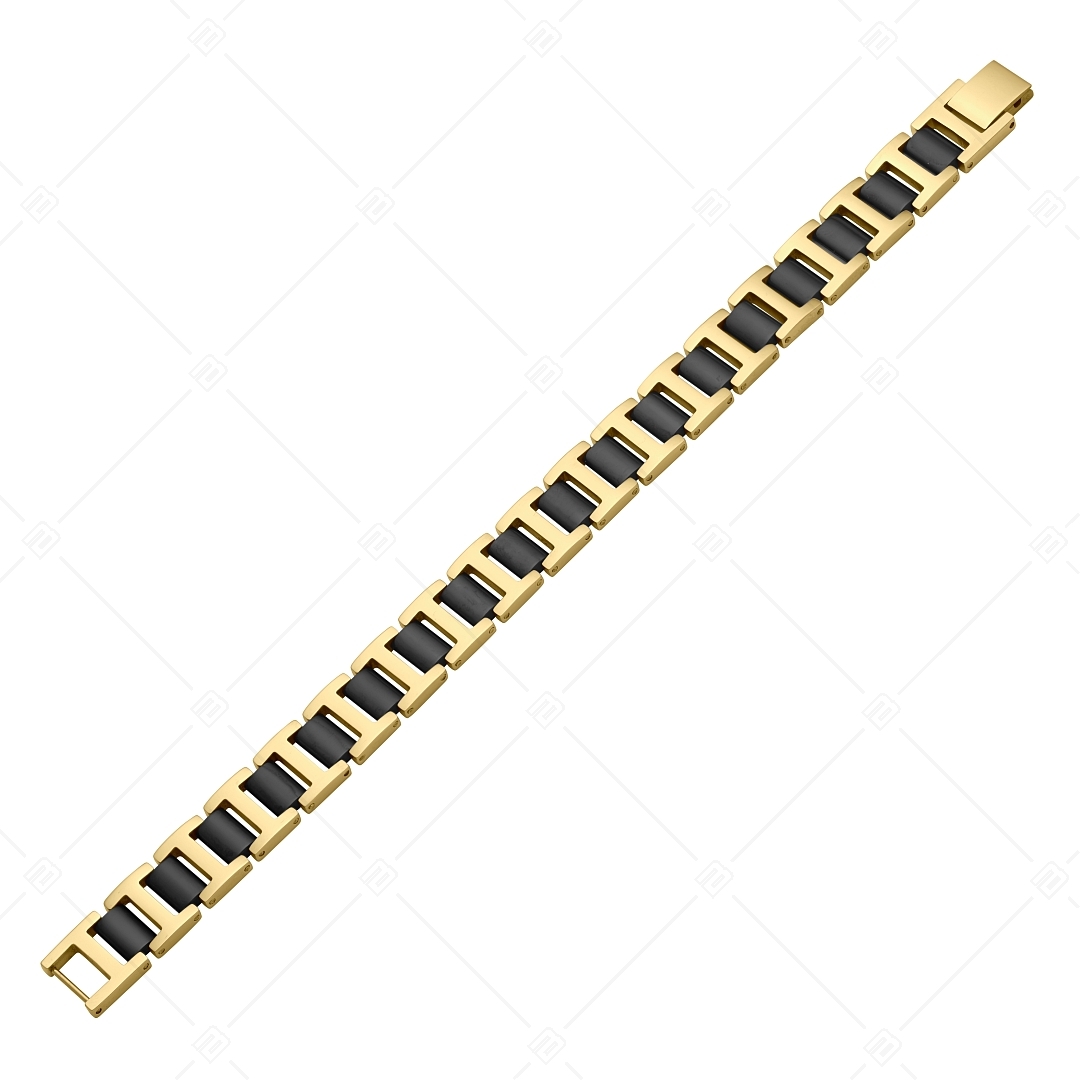 BALCANO - Clark / Fashionable Stainless Steel Bracelet With 18K Gold Plated (441185BC88)
