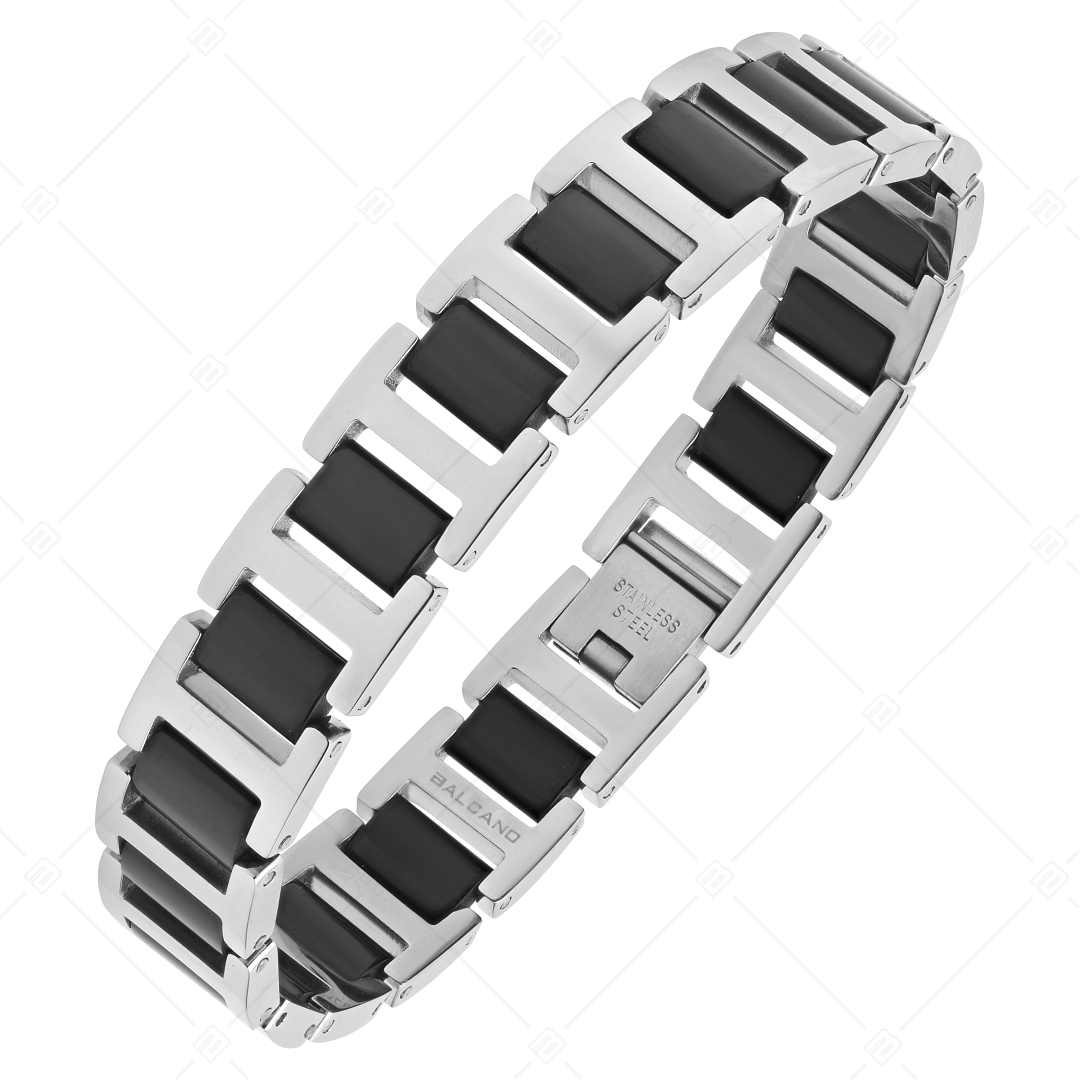BALCANO - Clark / Fashionable Stainless Steel Bracelet With High Polish (441185BC97)