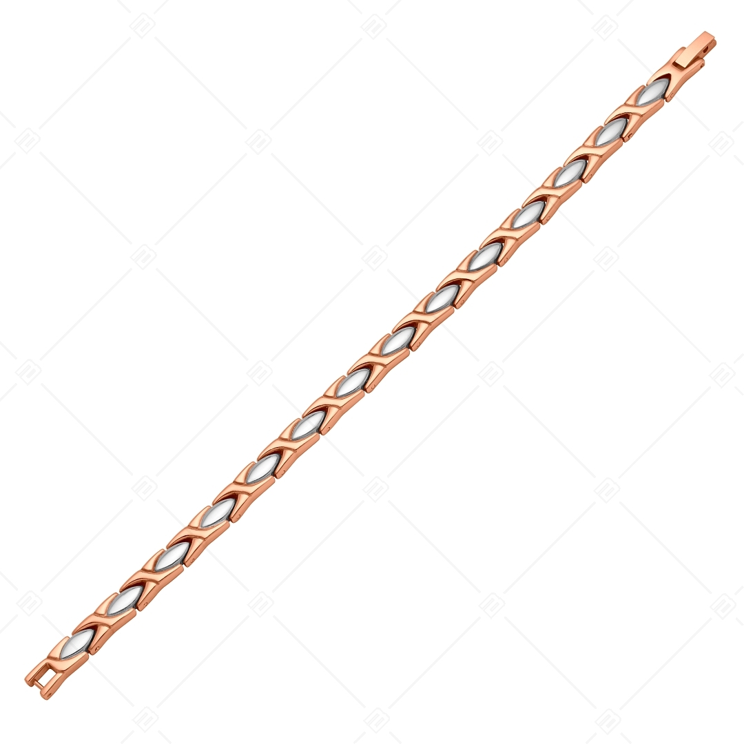 BALCANO - Venice / Stainless Steel Bracelet With 18K Rose Gold Plated (441187BC96)
