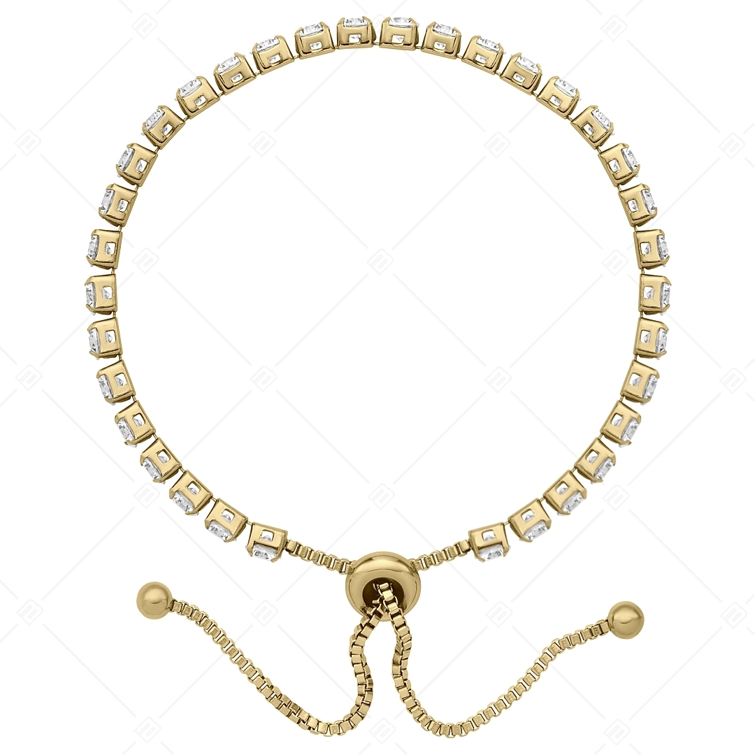 BALCANO - Mirjam / Edelstahl Zirkonia Edelstein Armband, 18K vergoldet (441189BC88)