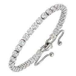 BALCANO - Mirjam / Bracelet with zirconia crystals, high polished