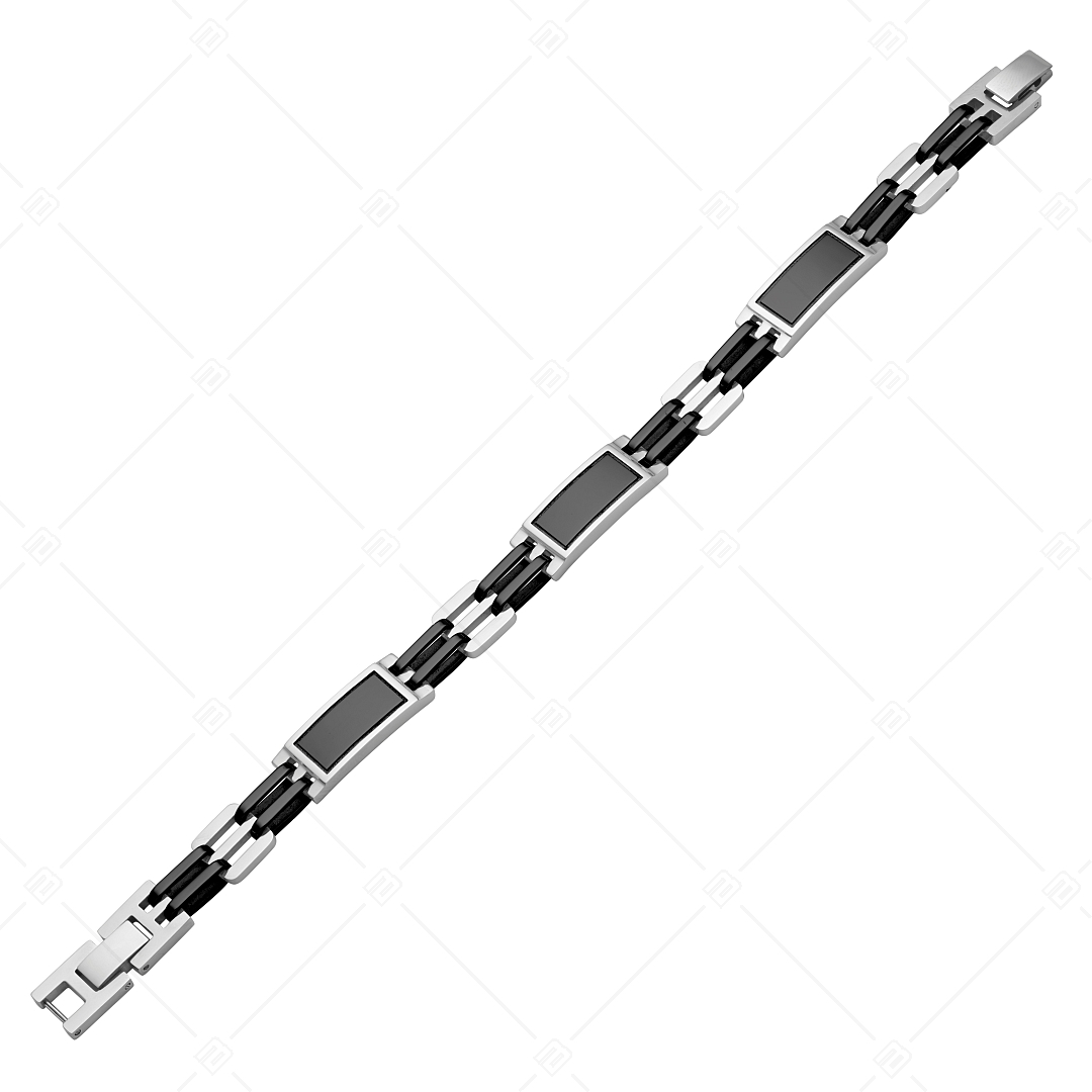 BALCANO - Maximus / Stainless Steel Bracelet, High Polished and Black PVD Plated (441196EG11)