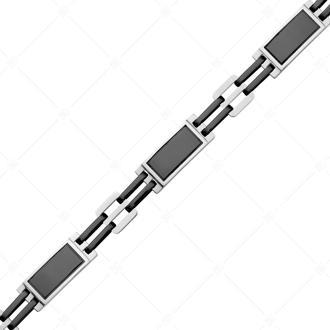 BALCANO - Maximus / Edelstahl Armband mit Hochglanzpolierung und schwarzer PVD-Beschichtung (441196EG11)
