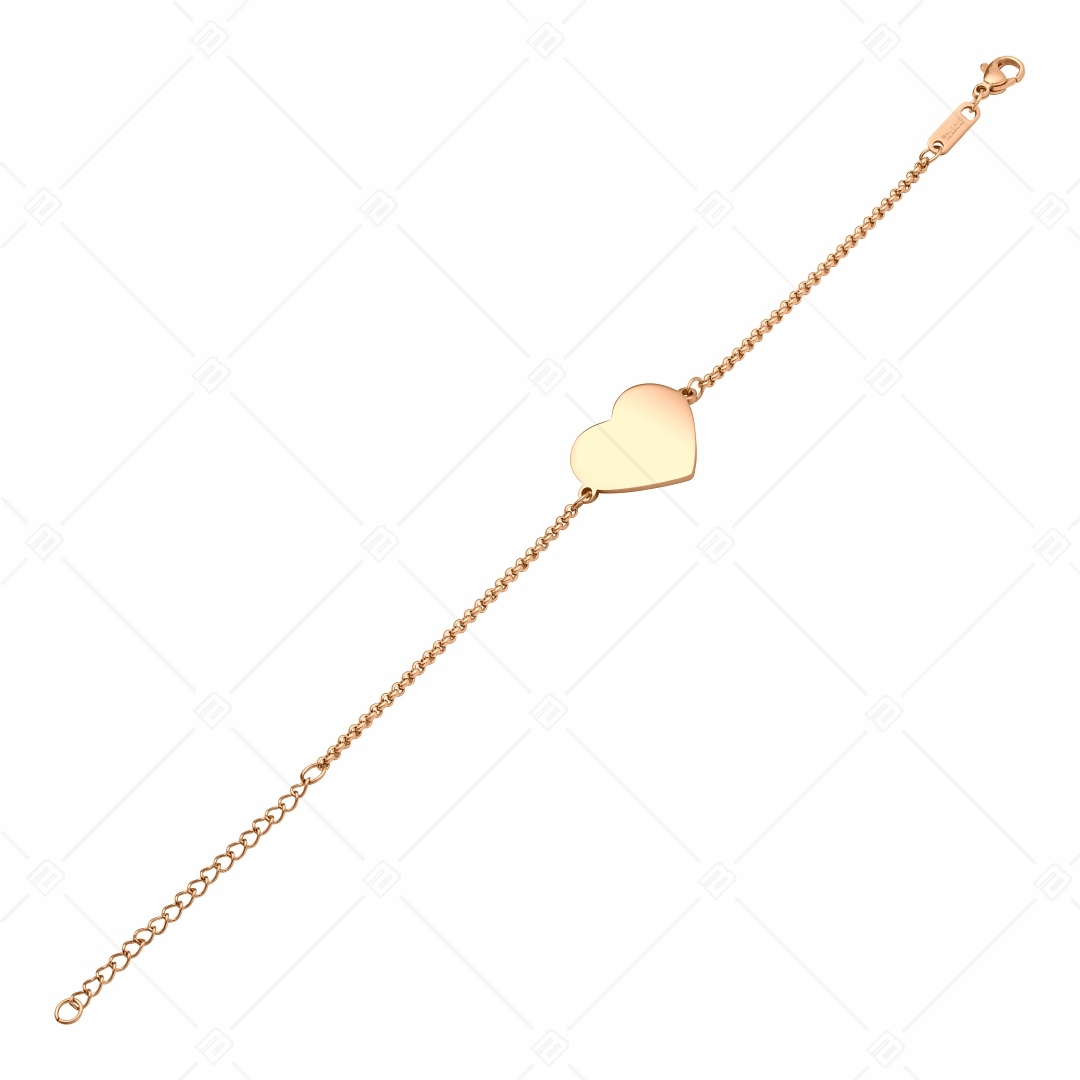 BALCANO - Corazon / Stainless Steel Bracelet With Heart-Shaped Engravable Headpiece (441203EG96)
