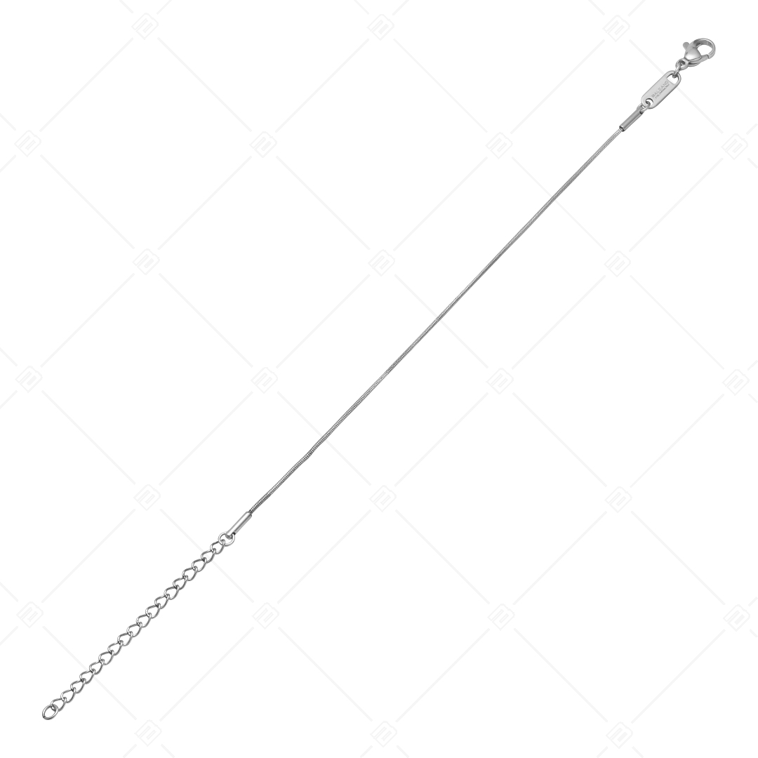 BALCANO - Snake / Stainless Steel Snake Chain Bracelet, High Polished - 1 mm (441210BC97)
